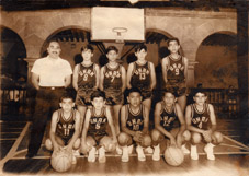 equipo basket-ball prepa 2 dos 1965